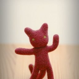 ​Валяный брелок "Котеночек": мастер-класс по сухому валянию на каркасе