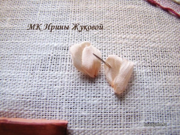 Вышивка лентами: тюльпаны, гиацинты, лилии