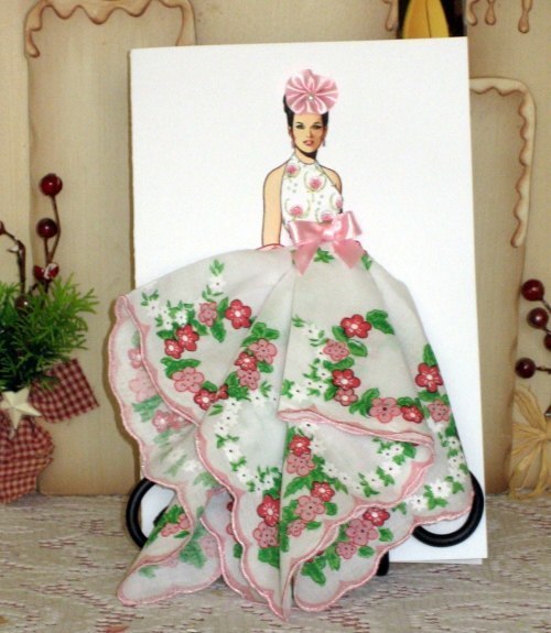 Авторские открытки, с использованием платочков Авторские открытки, с использованием платочков