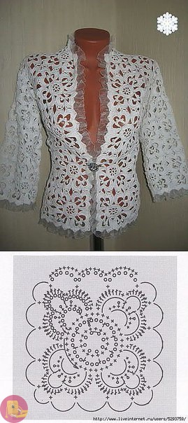 Ажурные туники, вязанные крючком: счастье к нам приходит