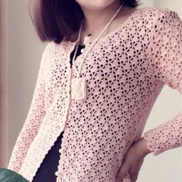 Ажурный и милый жакетик крючкoм