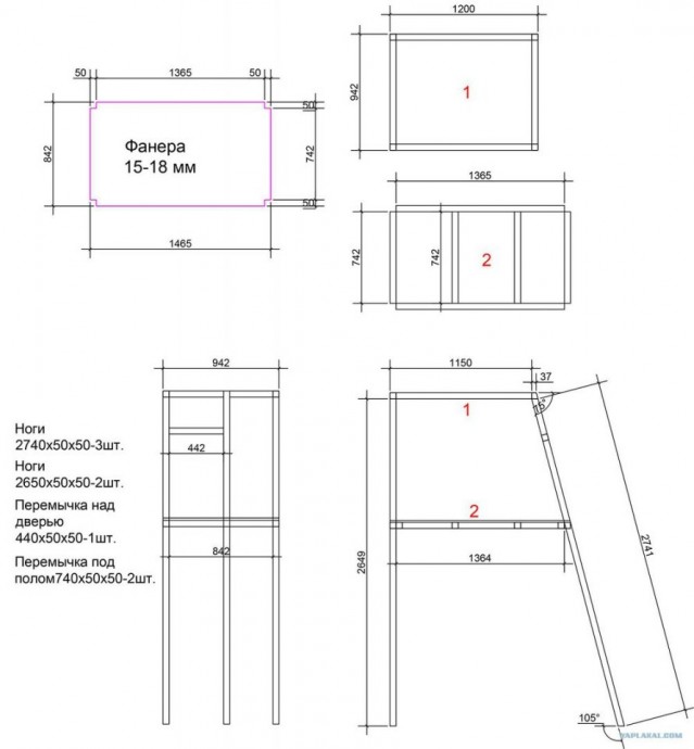 Идеи детской с кроватями наверху