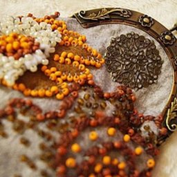 Кошелек-косметичка с фермуаром из фетра