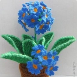 ​Красивые цветы крючком