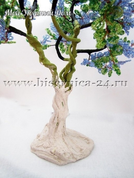 Сирень из бисера