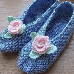 Уютные тапочки своими руками