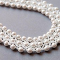 Плетём из бисера и бусин жемчужное колье