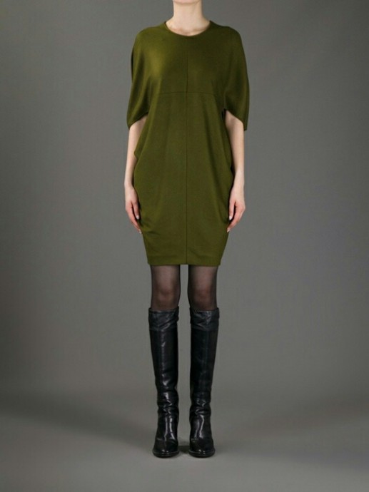 Платье-кокон по мотивам Gucci