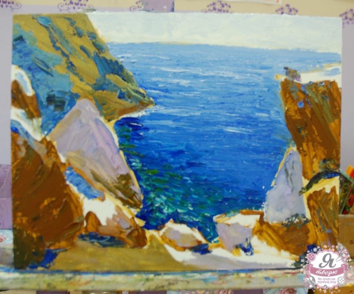 Пошаговый мастер-класс: «Бухта»