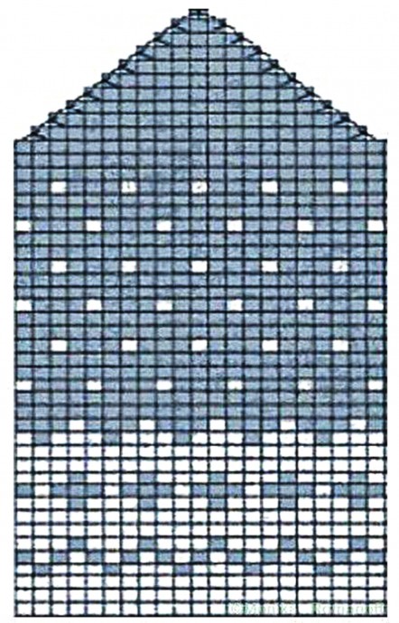 Простой и замечательный орнамент для варежек Простой и замечательный орнамент для варежек