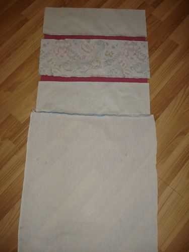 Шьём подушку-валик из остатков ткани