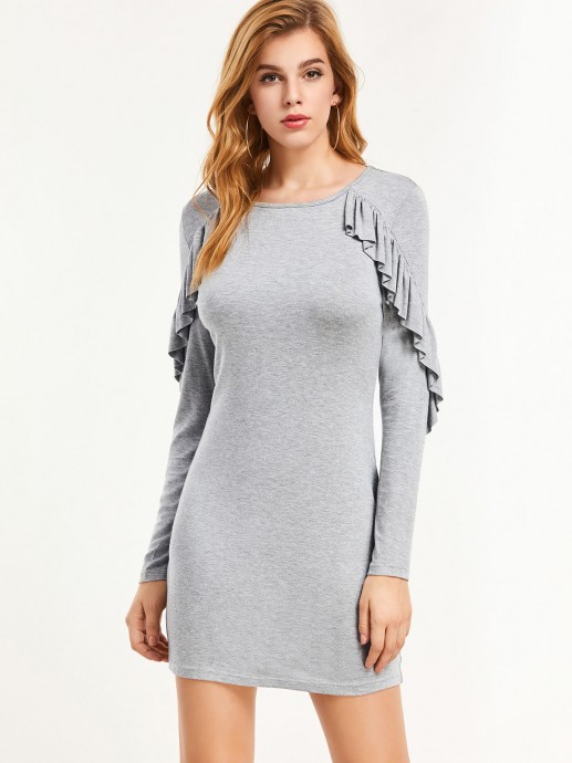 Стильные серые платья: идеи Стильные серые платья: идеи