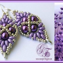 ​Восхитительные серьги из бисера