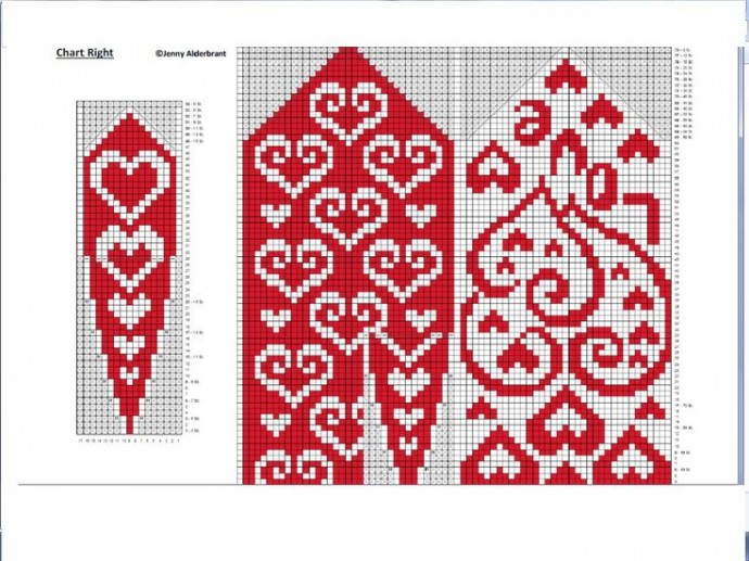 Замечательная подборка разных схем варежек