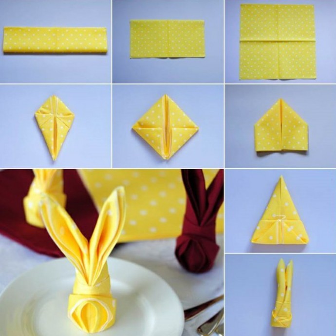 Как красиво сложить салфетку для праздничного стола