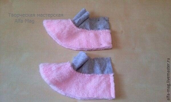 Как сшить симпатичные детские тапочки