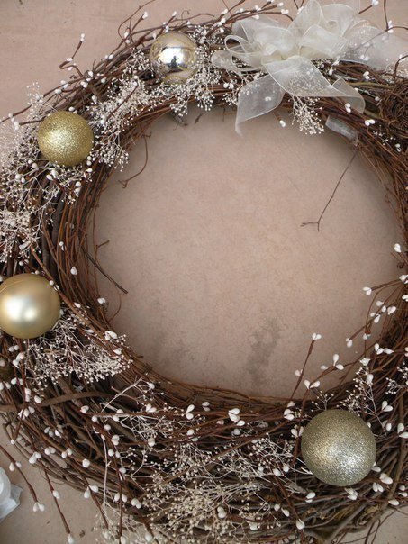 Классический рождественский венок