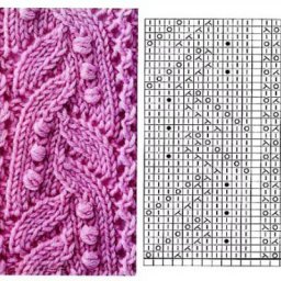 Красивые и редкие узоры спицами