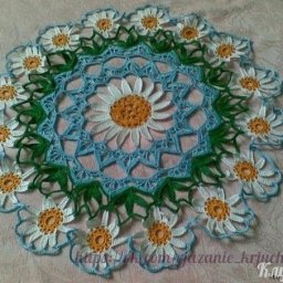 Красивые салфетки с цветами