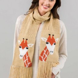 ​Красивые шарфы с животными