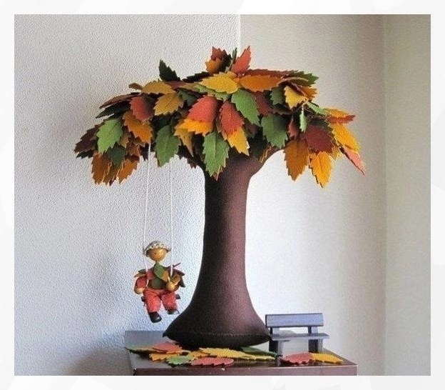 Деревья из фетра
