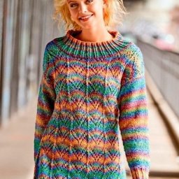 ​Джемпер с боковыми разрезами