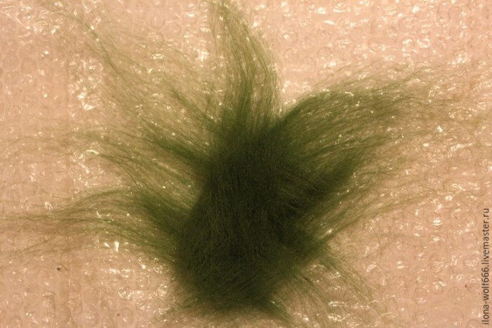 Шикарное колье с розой из войлока