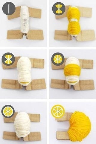 Фруктовые помпончики