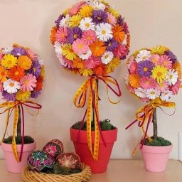 Топиарий из бумаги