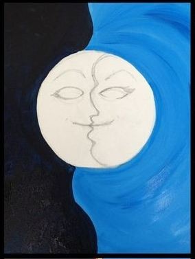 ​Рисуем поцелуй солнца и луны