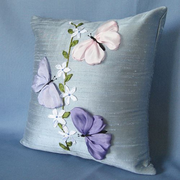 Самые разные и красивые идеи оформления подушек