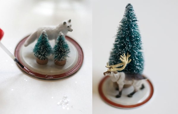 Ёлка в банке или зимний лес под стеклом