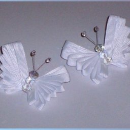 Бабочки из ленты