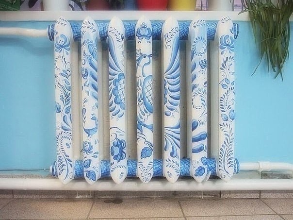 Идеи преображения батарей отопления Идеи преображения батарей отопления