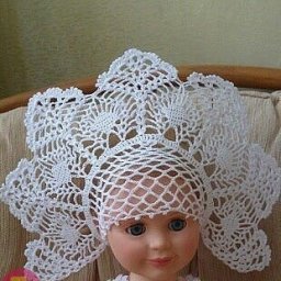 Корона - кокошник крючком
