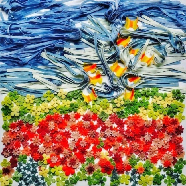 Картины из макарон: креативные идеи Картины из макарон: креативные идеи