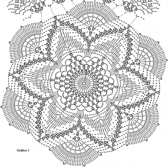 Вязаный ковер Вязаный ковер