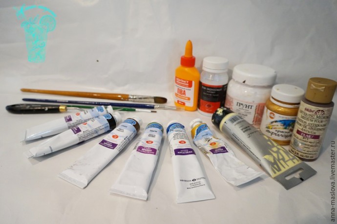 Декор бутылки для оливкового масла