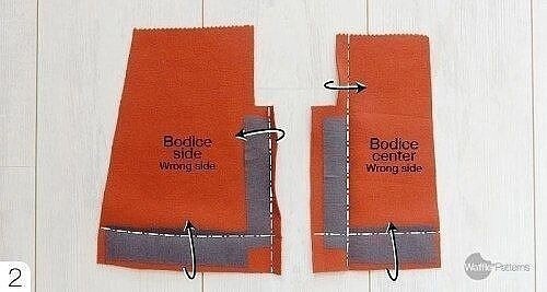 Техники шитья: соединение с подкладой