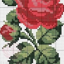 Множество роз для вышивки