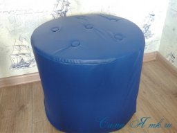 Мягкий пуфик из пластиковых бутылок своими руками