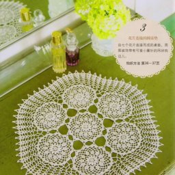 Салфетка из круглых мотивов