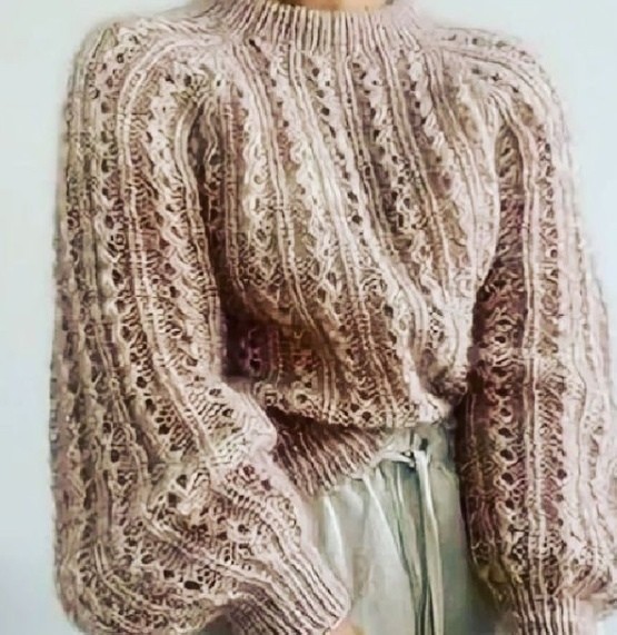 ​Уютный узор для теплого свитера
