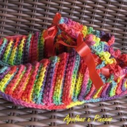 ​Вязаные тапочки