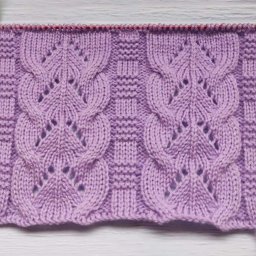 Чудесные узоры для спиц