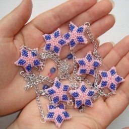 Звездочки из бисера