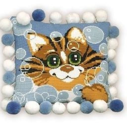 Забавная вышивка для подушек