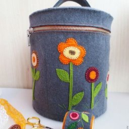 Шьём функциональный органайзер для рукодельниц