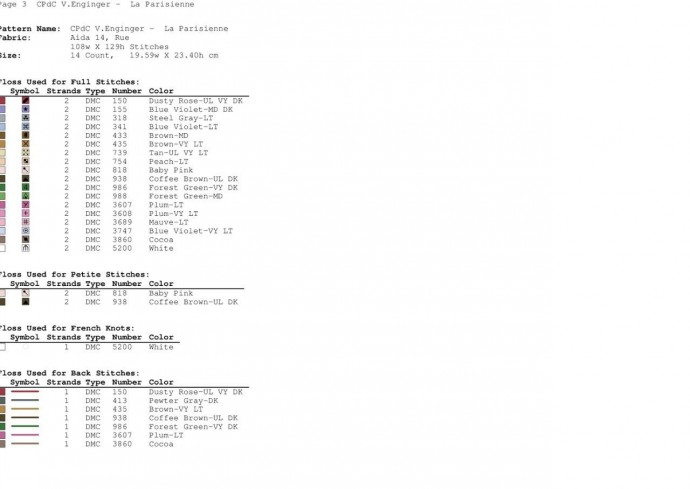 Вышивка для сумочки "Парижанка" Вышивка для сумочки "Парижанка"