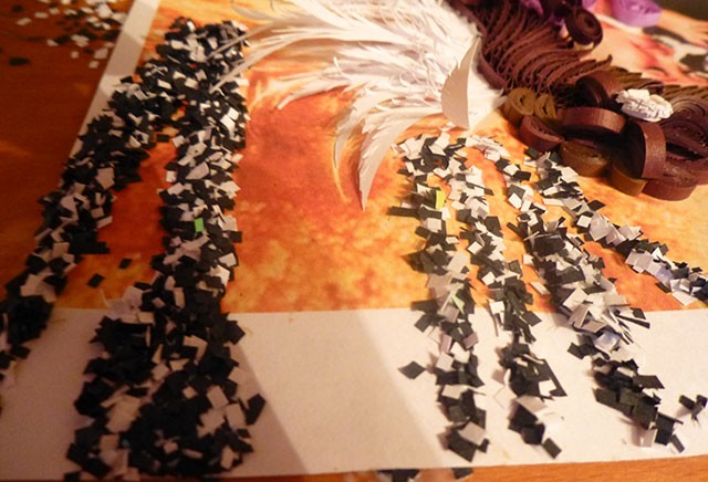 Картина в технике квиллинг: мастер-класс